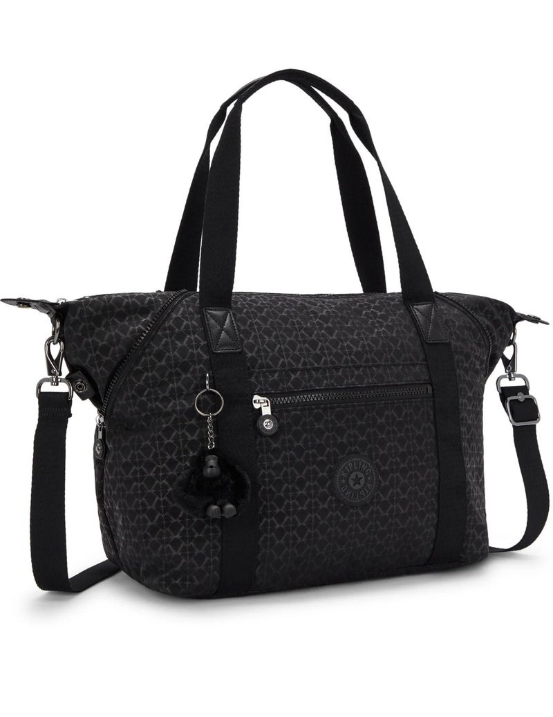 كيبلينغ حقيبة يد كبيرة بتوقيع فني مع حزام كتف قابل للإزالة - Image 4